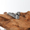 Men's 316l Stainless Steel Double Snake Head Band Pattern Gothic Tribal Biker Ring-Rings-Innovato Design-7-Innovato Design