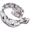 Jewelry Heavy Cross Stainless Steel Men Biker Bracelet - InnovatoDesign