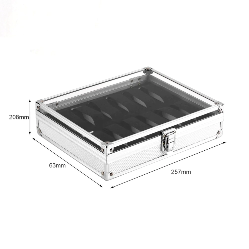 Silver Watch and Jewelry Display Metal Storage Box-Watch Box-Innovato Design-Innovato Design