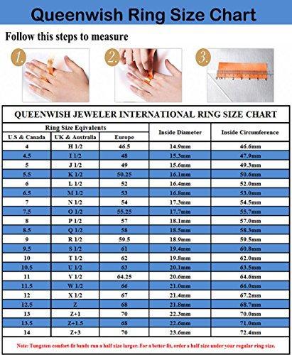 8mm Blue Black Celtic Dragon Tungsten Carbide Ring Wedding Band Size 6-13-Rings-Innovato Design-6-Innovato Design