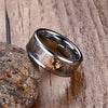 Men 8mm Tungsten Carbide Ring Silver Camouflage Hunting Camo Sport Fashion Wedding Engagement Band-Rings-Innovato Design-5-Innovato Design