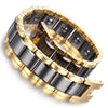 Men Tungsten Bracelet Black & Gold Gift Bag - InnovatoDesign