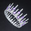 Multi-crystal Silver Queen Wedding Crown Tiaras