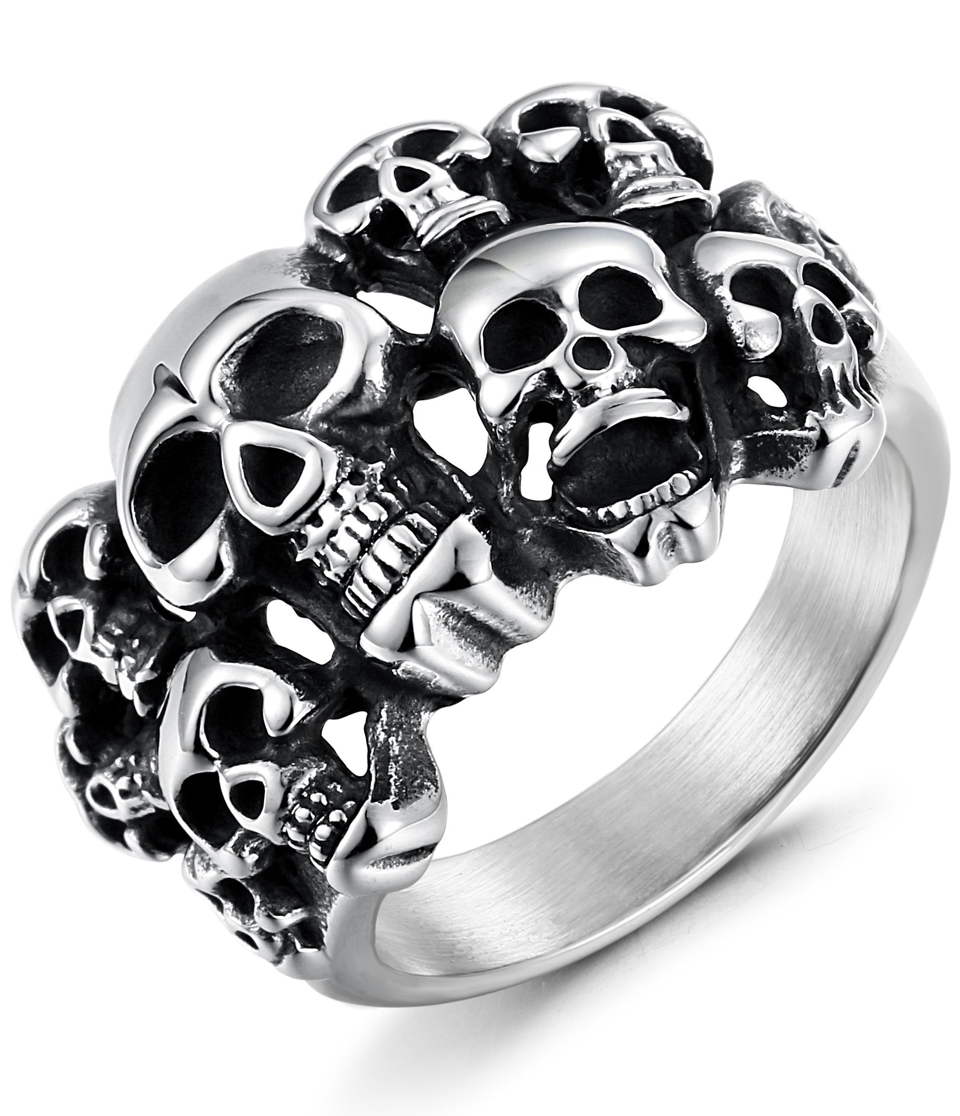 Mesnt Rvs Bandringen voor Mannen Vrouwen Roestvrij Staal Punk Rock Mesnt Rvs Bandringen voor Mannen Vrouwen Roestvrij Staal Punk Rock