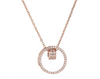Women Quartz Watch and Crystal Bracelet & Necklace Fashion Jewelry Set