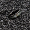 Men's 8mm Green Carbon Fiber Silver Celtic Dragon Tungsten Carbide Ring Comfort Fit Wedding Band-Rings-Innovato Design-6-Innovato Design