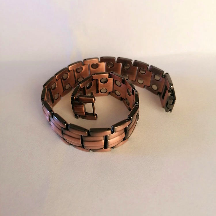 Dark Copper Magnetic Bracelet with Adjusting Tool-Bracelets-Innovato Design-Innovato Design