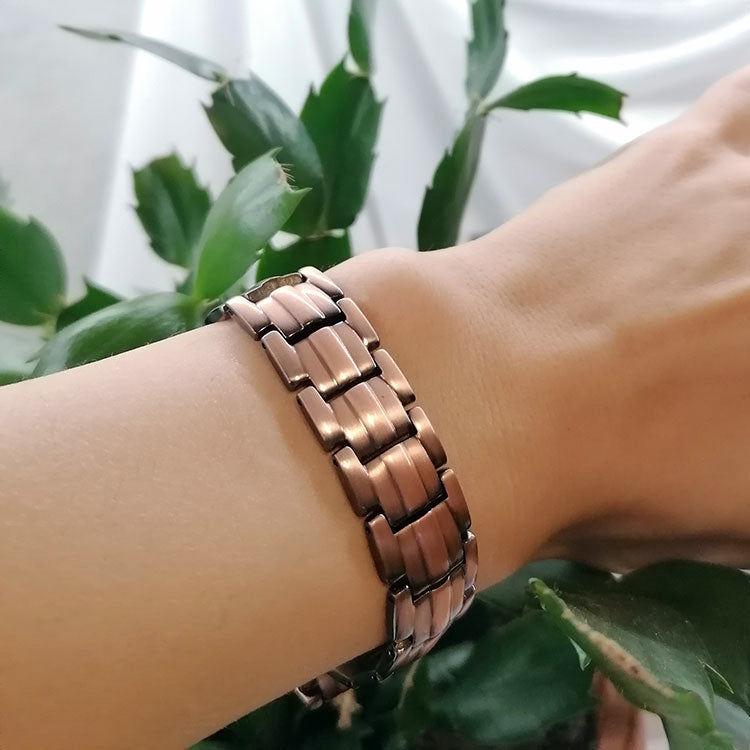 Dark Copper Magnetic Bracelet with Adjusting Tool-Bracelets-Innovato Design-Innovato Design