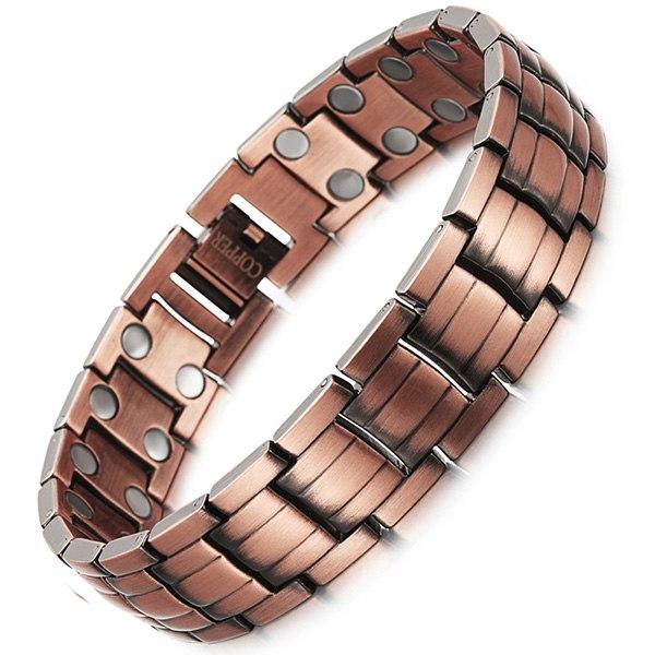 Red Copper Magnetic Bracelet - InnovatoDesign