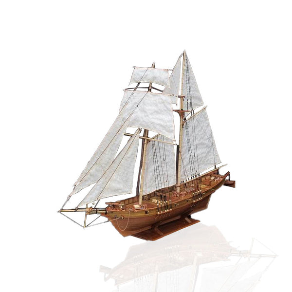 Wooden Ship Model Kit with Classics Antique Design DIY