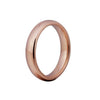 4mm Domed Tungsten Carbide Wedding Band-Rings-Innovato Design-4-Rose Gold-Innovato Design