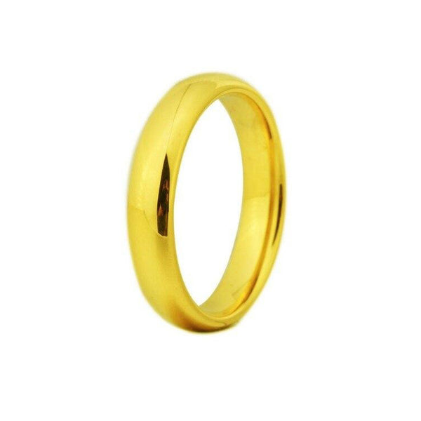 4mm Domed Tungsten Carbide Wedding Band-Rings-Innovato Design-4-Gold-Innovato Design