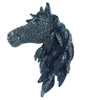 Austrian Crystal Gorgeous Adorable Horse Head Brooch Pin Rhinestone - InnovatoDesign