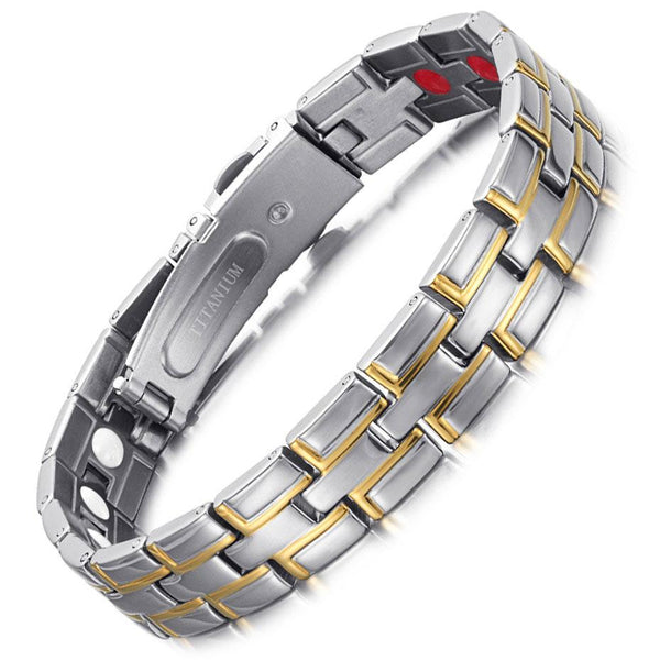 Silver & Gold Plated Hologram Bracelet - InnovatoDesign