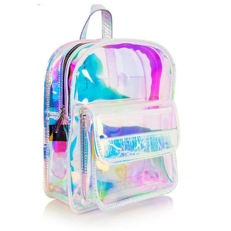 Multicolor Mini Travel & School Laser Backpack – Innovato Design