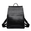Large Capacity Vintage Leather School Bag and Travel Backpack