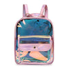 Transparent Hologram Backpack for Teenage Girls-clear backpack-Innovato Design-Pink-Innovato Design