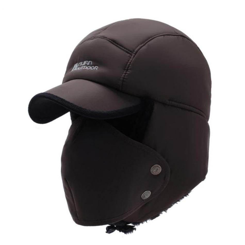 Cotton Bomber Hat with Earflaps-Hats-Innovato Design-Black-Innovato Design