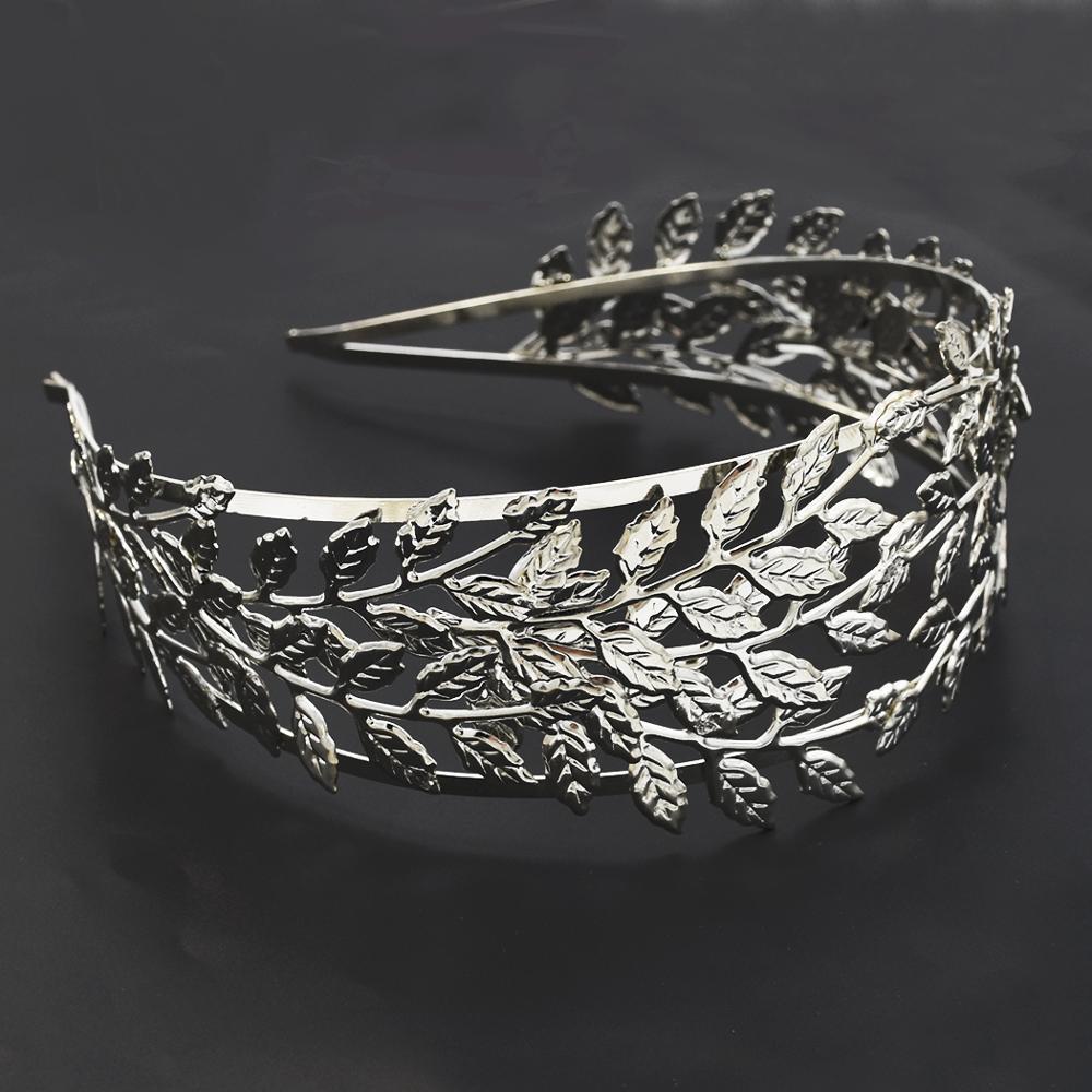 Laurel Leaf Roman Caesar Crown for Wedding or Prom-Crowns-Innovato Design-Gold-Innovato Design