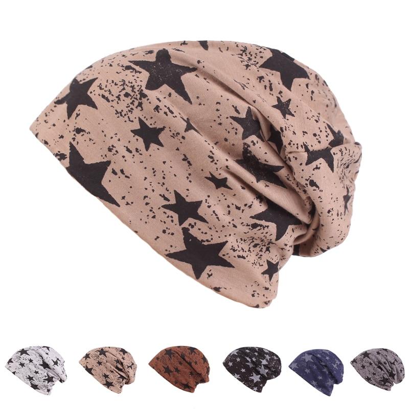 Stars Knit Hat, Beanie or Skullies-Hats-Innovato Design-Navy Blue-Innovato Design