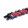 Men’s Stainless Steel Black/Red Motorcycle Chain Skull Biker Bracelet - InnovatoDesign