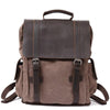 Vintage Canvas Leather School 20 Litre Backpack - InnovatoDesign