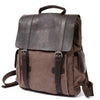 Vintage Canvas Leather School 20 Litre Backpack - InnovatoDesign