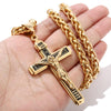 Catholic Jesus Christ Crucifix Stainless Steel Pendant Necklace-Necklaces-Innovato Design-1-Innovato Design