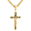 Catholic Jesus Christ Crucifix Stainless Steel Pendant Necklace-Necklaces-Innovato Design-2-Innovato Design