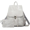 Vintage Faux Leather 36 to 55 Litre Backpack with Free Size Pouch for Women - InnovatoDesign