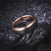4/6/8mm Black & Rose Gold Tungsten Carbide Wedding Band-Couple Rings-Innovato Design-5-8MM-Innovato Design