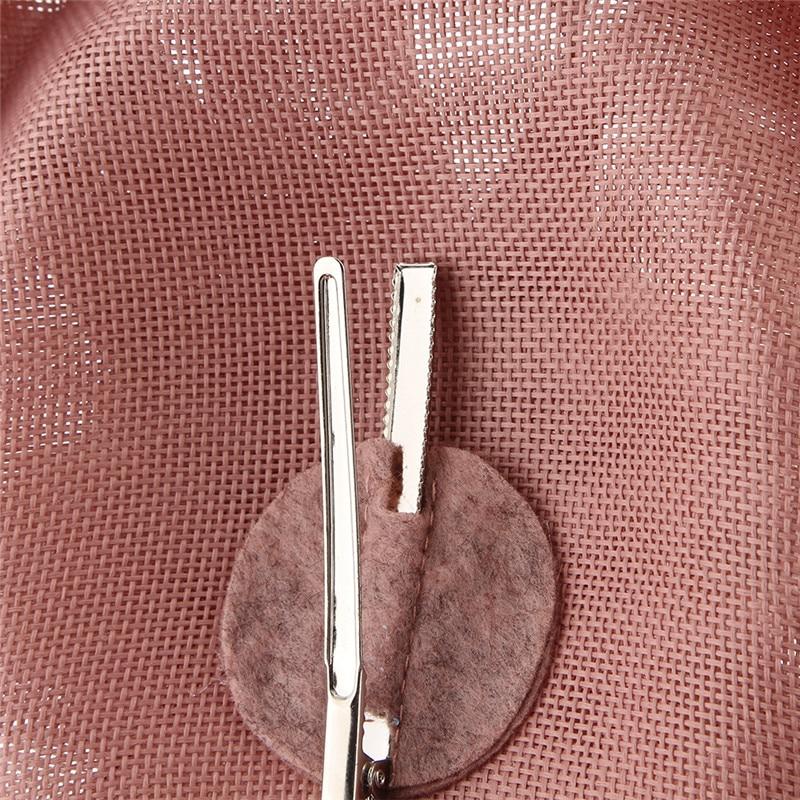 Vintage Hair Clip Flower Fascinator Hat with Feathers-Hats-Innovato Design-Black-Innovato Design