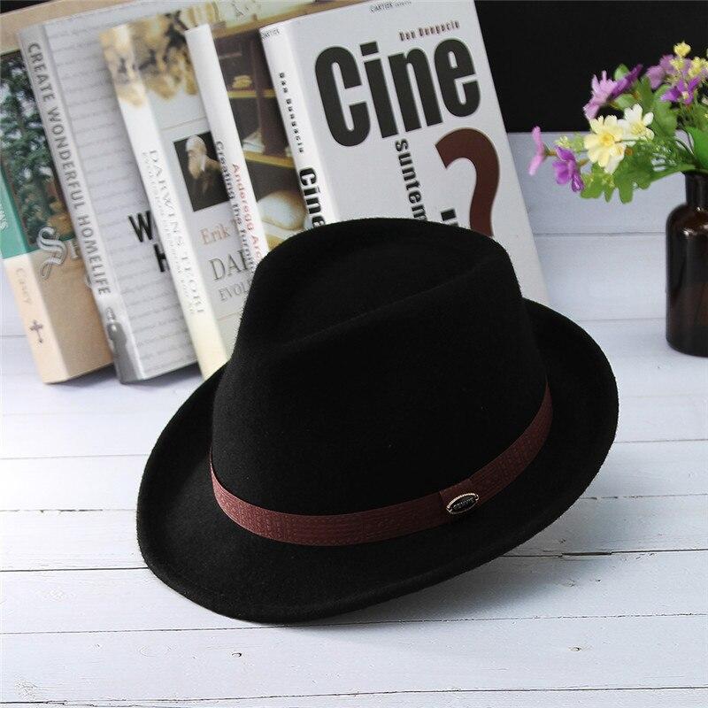 Snap Brim Wool Fedora Trilby Hat with Red Hatband-Hats-Innovato Design-Innovato Design