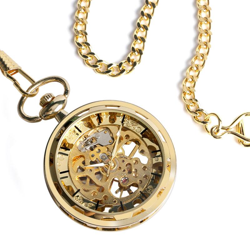 Steampunk Gear Skeleton Pocket Watch with Clear Acrylic Cover-Pocket Watch-Innovato Design-Innovato Design