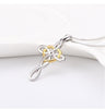 Heart-Shaped Celtic Knot Cross Necklace Pendant - InnovatoDesign