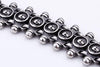 Men’s Stainless Steel Matte Linking Skull Charm Bracelet - InnovatoDesign