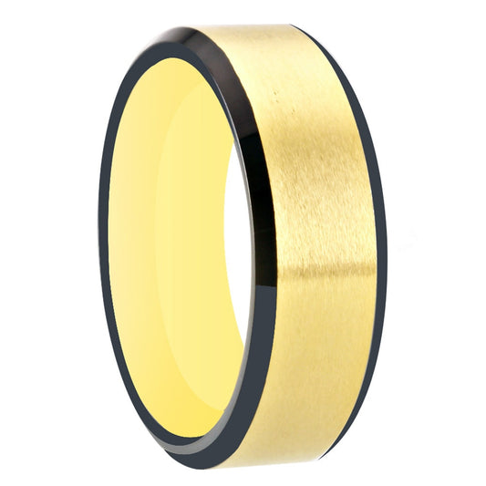 8mm Classic Matte Finish Tungsten Carbide Wedding Ring-Rings-Innovato Design-6-Rose Gold-Innovato Design
