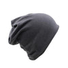 Solid Color Cotton and Polyester Beanie, Scarf or Bonnet