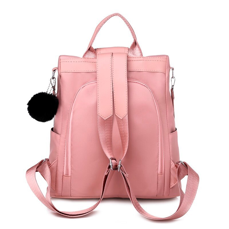 Preppy Style School Bag and Oxford Backpack-Backpacks-Innovato Design-Black-Innovato Design