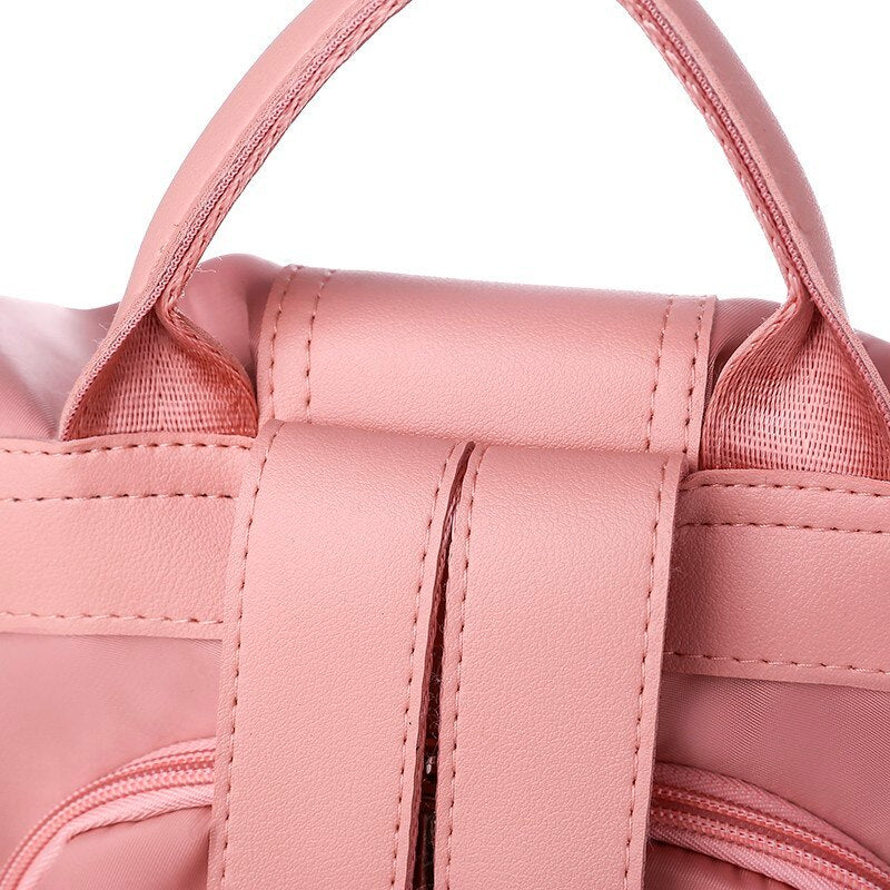 Preppy Style School Bag and Oxford Backpack-Backpacks-Innovato Design-Black-Innovato Design