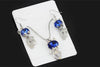 Austrian Crystal Cat Necklace & Earrings Fashion Jewelry Set-Jewelry Sets-Innovato Design-Ocean Blue-Innovato Design