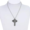 Vintage Celtic Cross 316L Stainless Steel Pendant Necklace - InnovatoDesign