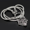 Odin's Raven with Thor's Hammer Pendant Chain Necklace - InnovatoDesign