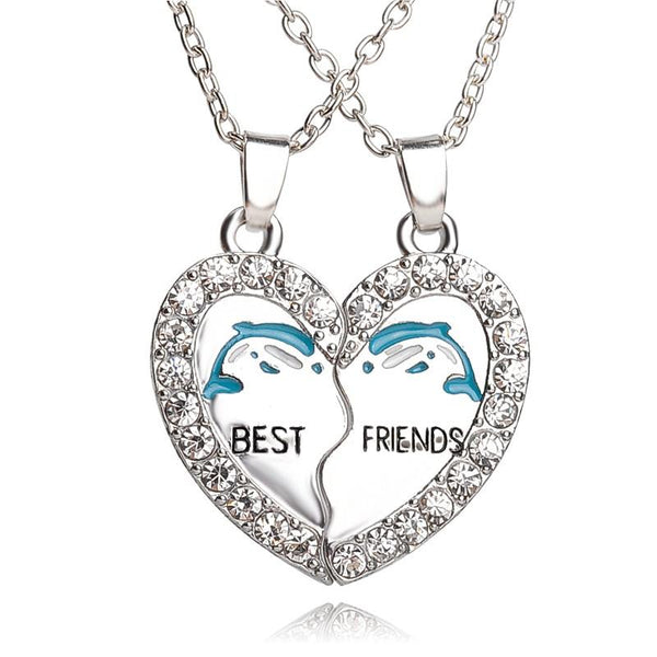 Best Friends Crystal Necklace Bullet Shape Gemstone - Temu