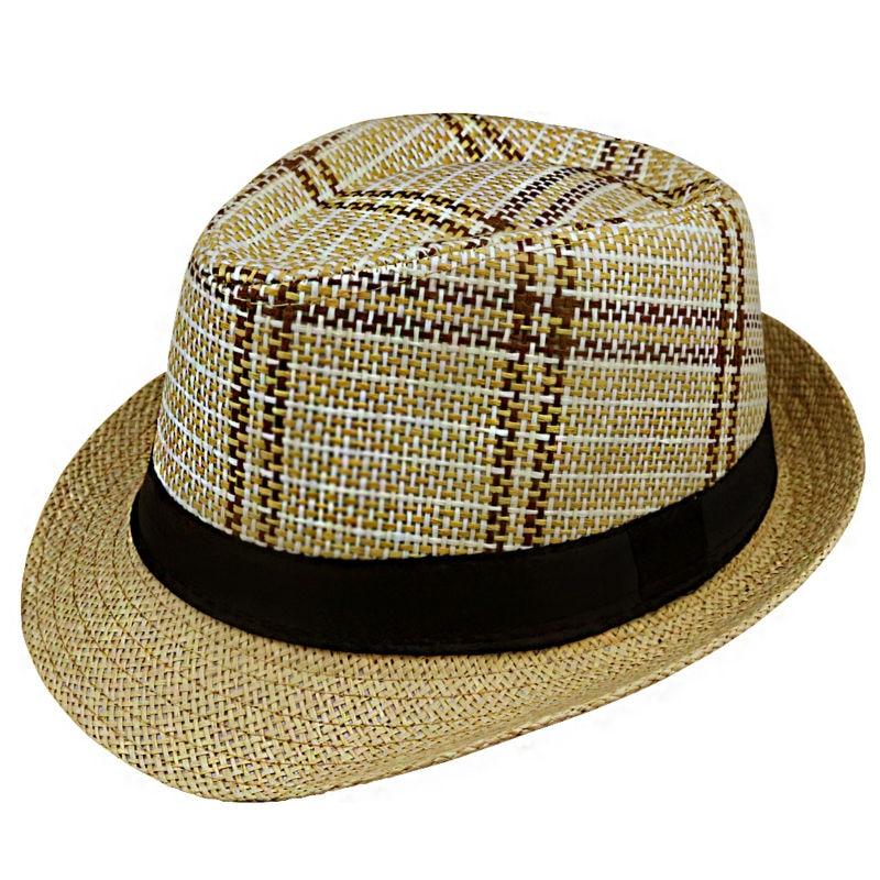 Black Hatband Straw Panama Summer Hat-Hats-Innovato Design-Light Coffee-Innovato Design