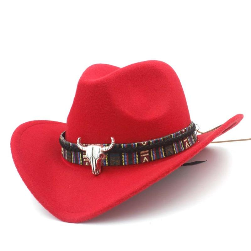 Metal Bull Skull Cowboy Hat with Colorful Patterned Band-Hats-Innovato Design-Beige-Innovato Design