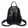 Luxury Designer Leather Rucksack and Travel Backpack-Backpacks-Innovato Design-Black-Innovato Design