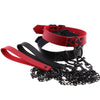 Chain Traction Collar Choker Leather Gothic Punk Harajuku Necklace