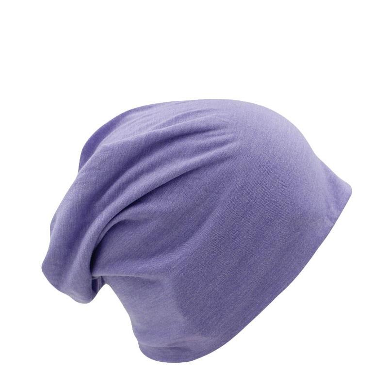 Solid Color Beanie, Knit Hat or Bonnet-Hats-Innovato Design-Lavender-Innovato Design