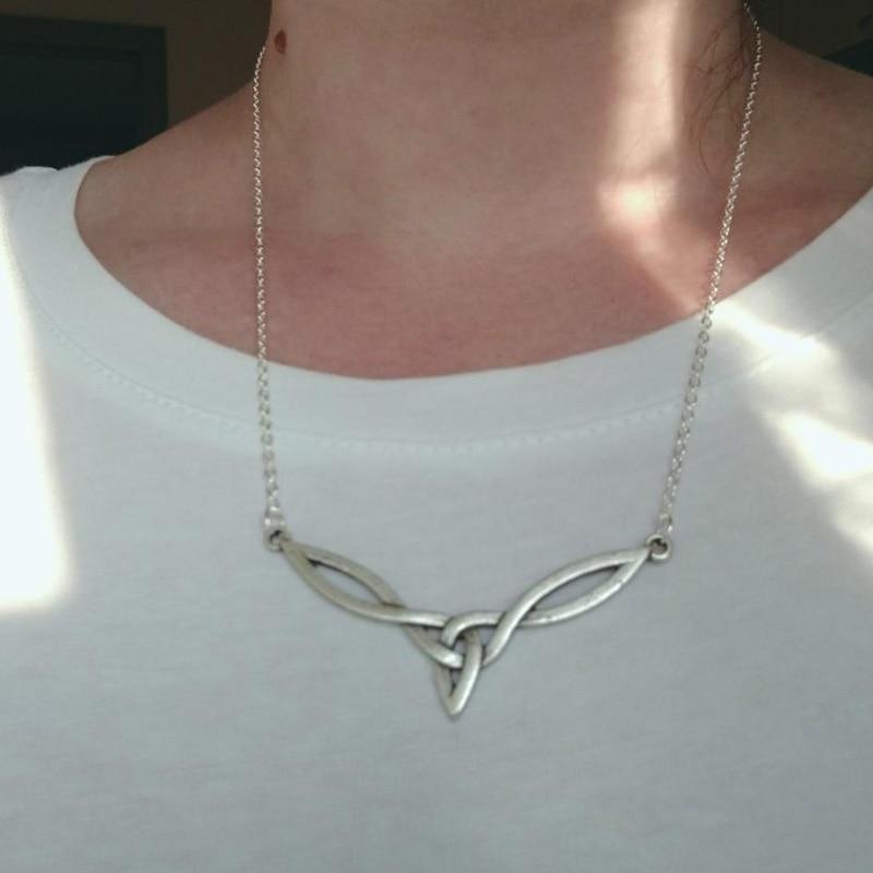 Celtic Triquetra Charm Pendant Necklace-Necklaces-Innovato Design-Innovato Design